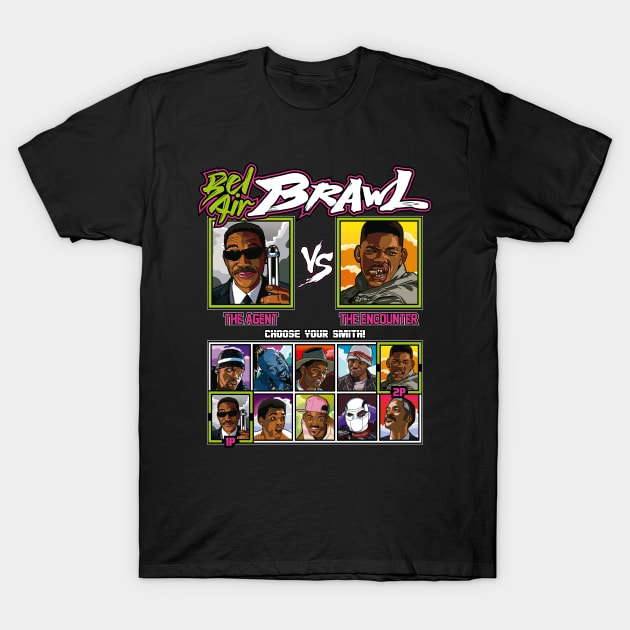 Bel Air Brawl - Will Smith VS T-Shirt by RetroReview